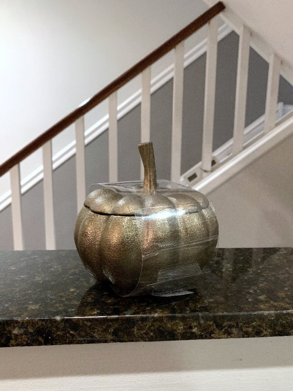 Threshold Studio McGee Gold Aluminum PUMPKIN Target Fall Halloween Box NEW 2025